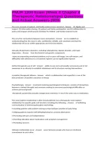 PNUR 1200 Exam &lpar;Week 4 Chapter 4 Therapeutic Relationships&rpar; Questions and Actual Answers 2026&period;