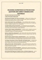 Oklahoma Journeyman Electrician Exam Questions And Correct Answers With Rationales&period;pdf&NewLine;&NewLine;