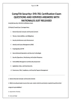 Comptia Security&plus; Sy0-701 Certification Exam Questions And Verified Answers With Rationales Just Released&period;pdf&NewLine;&NewLine;