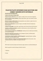 Polestar Pilates Reformer Exam Questions And Correct Answers With Rationales&period;pdf&NewLine;&NewLine;
