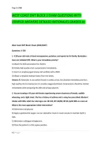 West Coast Emt Block 2 Exam Questions With &NewLine;Verified Answers Detailed Rationales Graded A&plus; 