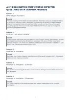 Ahfi Examination Prep Course Expected&NewLine;Questions With Verified Answers