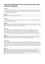 Ahip Fwa Updated Actual Exam Questions And&NewLine;Correct Answers&NewLine;