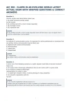 Aic 300 - Claims In An Evolving World Latest&NewLine;Actual Exam With Verified Questions & Correct&NewLine;Answers