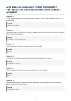 Aice English Language Forms Frequently&NewLine;Tested Actual Exam Questions With Correct&NewLine;Answers