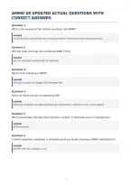 Ammo 68 Updated Actual Questions With&NewLine;Correct Answers