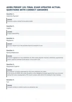 Aorn Periop 101 Final Exam Updated Actual&NewLine;Questions With Correct Answers