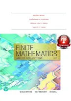 Solution Manual for Finite Mathematics and Its Applications &lpar;13th Edition&rpar; &ndash; Larry J&period; Goldstein &ndash; Full Solutions &lpar;Chapters 1&ndash;12&rpar;