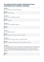 Ap Lang Multiple Choice Updated Actual&NewLine;Questions With Correct Answers