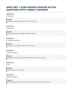 Apes Unit 1 Exam Review Updated Actual&NewLine;Questions With Correct Answers