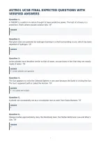 Astro1 Ucsb Final Expected Questions With&NewLine;Verified Answers