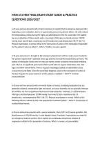 Msn 611 Nku Final Exam Study Guide & Practice Questions 2026&sol;2027