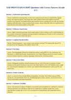 AAP PREP EXAM SCRIPT Questions with Correct Answers &lpar;Grade&NewLine;A&plus;&rpar;
