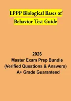 EPPP Biological Bases of Behavior Test Guide 2026 &vert; Neurobiology&comma; Genetics & Psychopharmacology