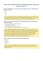 AAPC CPC CERTIFICATION TEST BANK Questions with Correct&NewLine;Answers &lpar;Grade A&plus;&rpar;