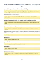 AAPC CPC EXAM SCRIPT Questions with Correct Answers &lpar;Grade&NewLine;A&plus;&rpar;