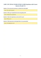 AAPC CPC FINAL EXAMS STUDY GUIDE Questions with Correct&NewLine;Answers &lpar;Grade A&plus;&rpar;