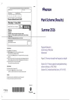 Edexcel A Level History Paper 36 2026 &lpar;9HI0&sol;36&rpar; Question Paper and Mark Scheme