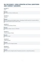 Ba 350 Exam 3- Sdsu Updated Actual Questions&NewLine;And Correct Answers