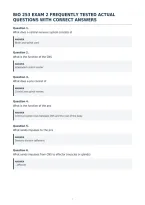 Bio 253 Exam 2 Frequently Tested Actual&NewLine;Questions With Correct Answers