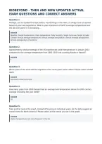 Biobeyond - Then And Now Updated Actual&NewLine;Exam Questions And Correct Answers