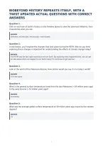 Biobeyond History Repeasts Itself&comma; With A&NewLine;Twist Updated Actual Questions With Correct&NewLine;Answers