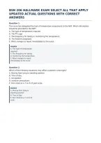 Bsn 206 Hallmark Exam Select All That Apply&NewLine;Updated Actual Questions With Correct&NewLine;Answers&NewLine;