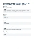 Building Operator Frequently Tested Actual&NewLine;Exam Questions With Correct Answers&NewLine;