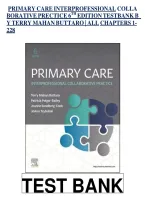 Test Bank For Primary Care&colon; Interprofessional Collaborative Practice&comma; 6th Edition By Terry Mahan Buttaro&vert; All Chapters &vert; Questions & 100&percnt; Verified Answers And Rationales