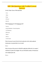 MIC 206 Questions with Verified Correct&NewLine;Answers