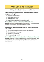 NACE Care of the Child Exam &mdash; Complete Exam Material