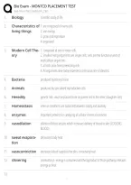 Bio Exam &ndash; Montco Placement Test 2026&sol;2027 &vert; Study Guide&comma; Practice Questions & Test Prep