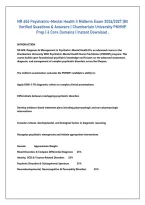NR 606 Psychiatric-Mental Health II Midterm Exam 2026&sol;2027 &vert;80 &NewLine;Verified Questions & Answers &vert; Chamberlain University PMHNP &NewLine;Prep &vert; 6 Core Domains &vert; Instant Download &period;