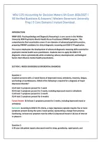 WGU C213 Accounting for Decision Makers OA Exam 2026&sol;2027 &vert; &NewLine;80 Verified Questions & Answers &vert; Western Governors University &NewLine;Prep &vert; 5 Core Domains &vert; Instant Download &period;