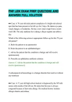 Fnp Leik Exam Prep Questions And&NewLine;Answers Full Solution