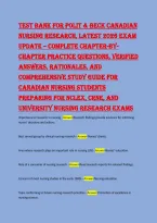 Nursing Research 2026 LATEST A&plus; Testbank&colon; Complete Exam Prep & Practice Questions for Nursing Students&NewLine;&NewLine;