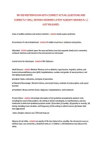 Nr 509 Midterm Exam With Correct Actual Questions And &NewLine;Correctly Well Defined Answers Latest Already Graded A&plus; &vert; &vert; &NewLine;Just Released &period;