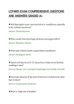 Lcp4801 Exam Comprehensive Questions&NewLine;And Answers Graded A&plus;&NewLine;