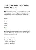 Lcp4801 Exam Solved Questions And&NewLine;Verified Solutions&NewLine;