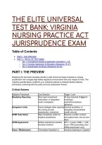 S-Tier Virginia Nursing Jurisprudence Exam Test Bank &vert; Elite QA & Rationales &lpar;2026&sol;2027&rpar;