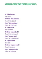 Kwtine' thkw&atilde;atam&excl;&NewLine;Touch the door&excl;&NewLine;&NewLine;
