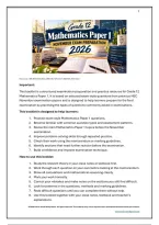 Gr 12 Mathematics Paper 1 Final 2026 Summarised by Juffrou Ansie
