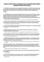 Asphalt Paving Level 2 Updated Actual Questions And Correct&NewLine;Answers Verified 2027 Edition&NewLine;