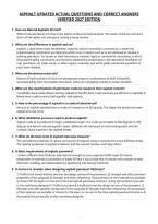 Asphalt Updated&NewLine;Actual Questions And Correct Answers Verified 2027 Edition