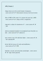 APEA Practice 2 &ndash; Nurse Practitioner Exam Questions & Answers