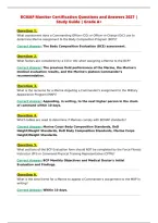 BCMAP Monitor Certification Questions and Answers 2027 &vert;&NewLine;Study Guide &vert; Grade A&plus;