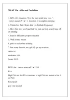 NR 667 Focused Possibilities &ndash; Nursing Study Guide & Review