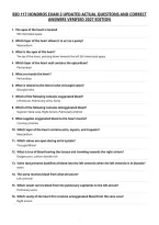 Bio 117 Hondros Exam 3 Updated Actual Questions And Correct&NewLine;Answers Verified 2027 Edition
