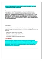 RN ATI Pharmacology 2026 Retake Proctored Exam &vert; All NGN Level 3 Study Guide