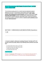 RN ATI Pharmacology 2026 Retake Proctored Exam &vert; All NGN Level 3 Study Guide
